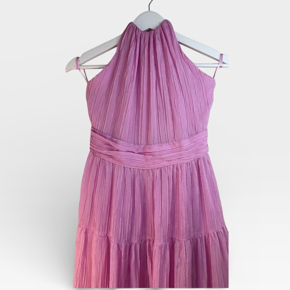 ASTR The Label Halter Neck Midi Maxi Open Back Light Pink SMALL - Picture 6 of 9
